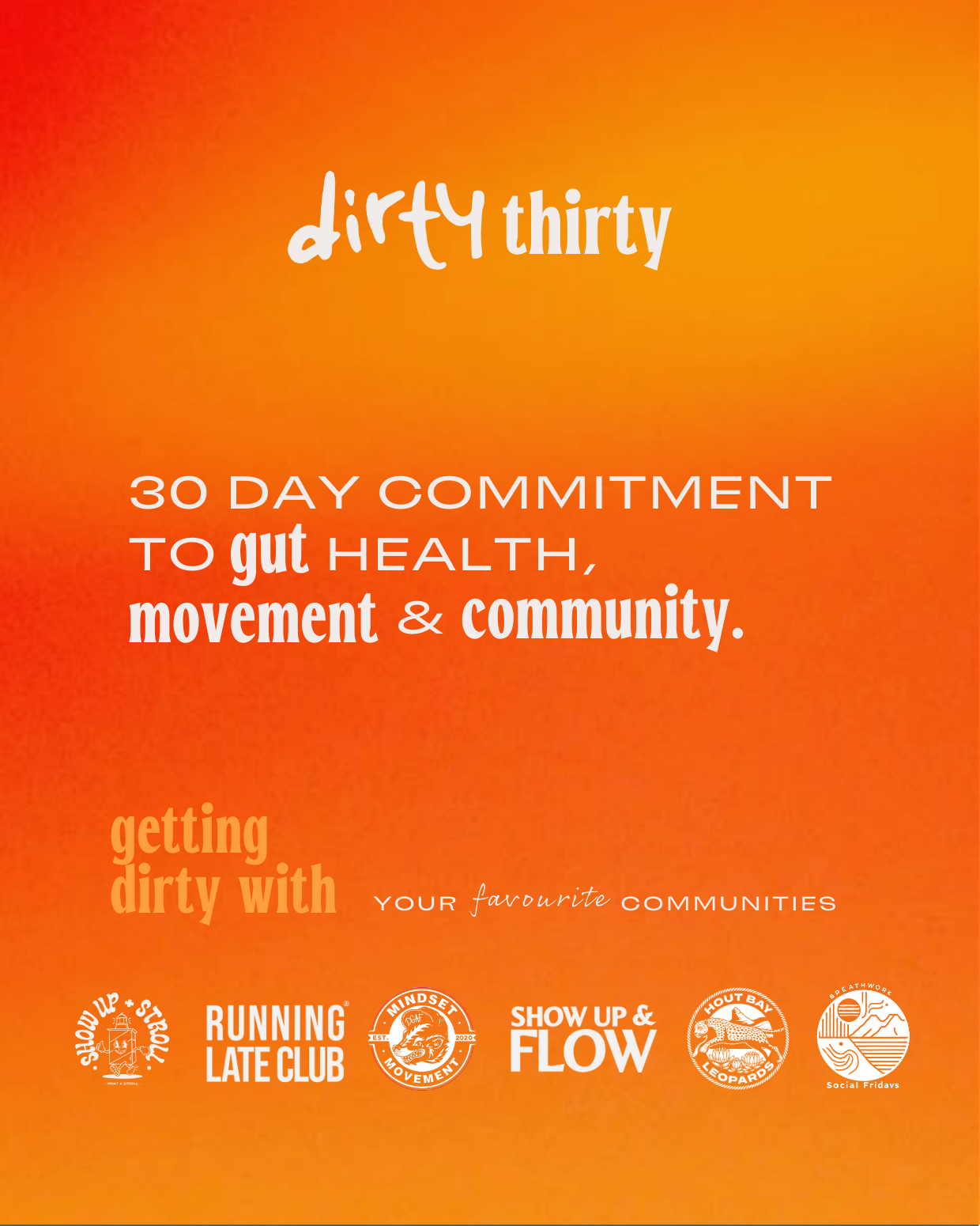 Dirty Thirty Challenge